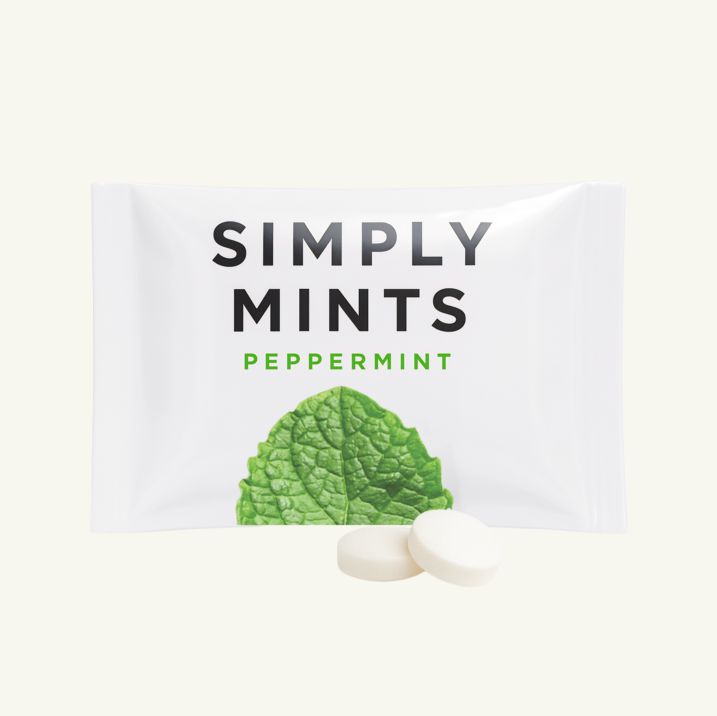 SIMPLY MINTS POUCHES- PEPPERMINT – Simply Gum