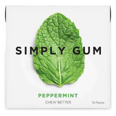 Front of Peppermint Gum Pack