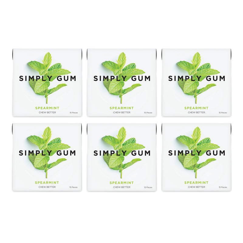 6 pack of spearmint gum