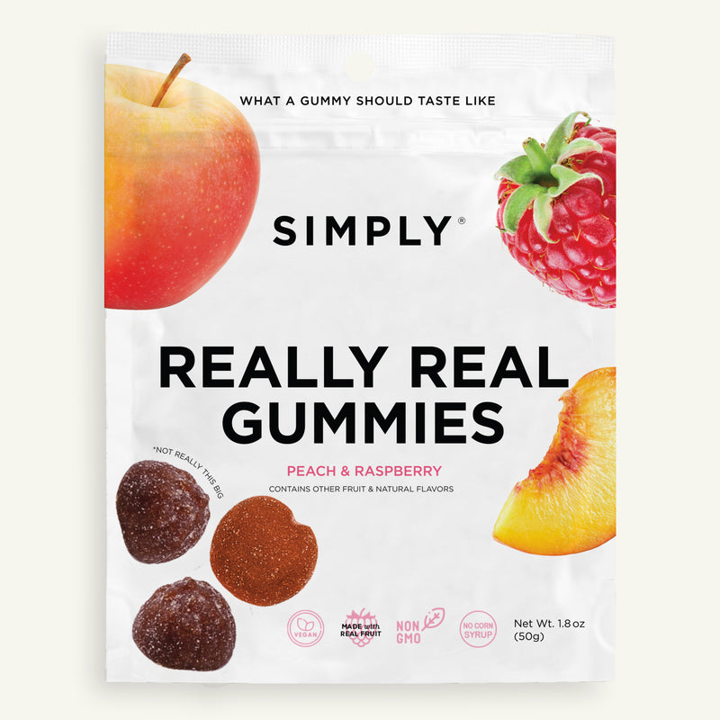 REALLY REAL GUMMIES- PEACH & RASPBERRY