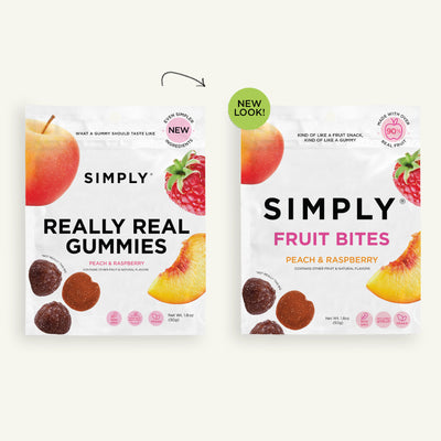 REALLY REAL GUMMIES- PEACH & RASPBERRY