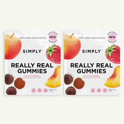 REALLY REAL GUMMIES- PEACH & RASPBERRY