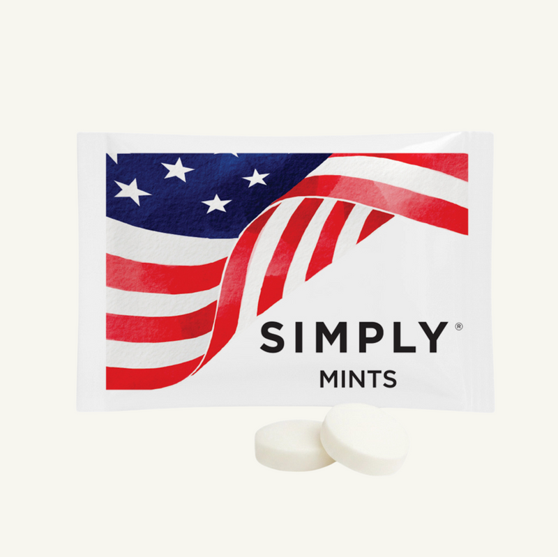 SIMPLY MINTS POUCHES- USA FLAG