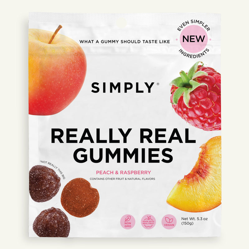 REALLY REAL GUMMIES- PEACH & RASPBERRY