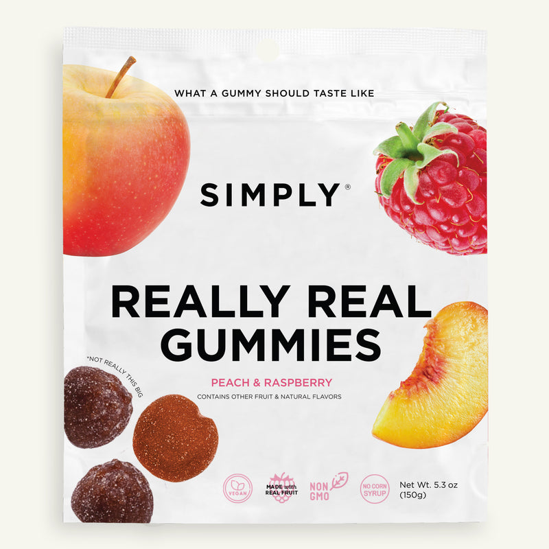 REALLY REAL GUMMIES- PEACH & RASPBERRY