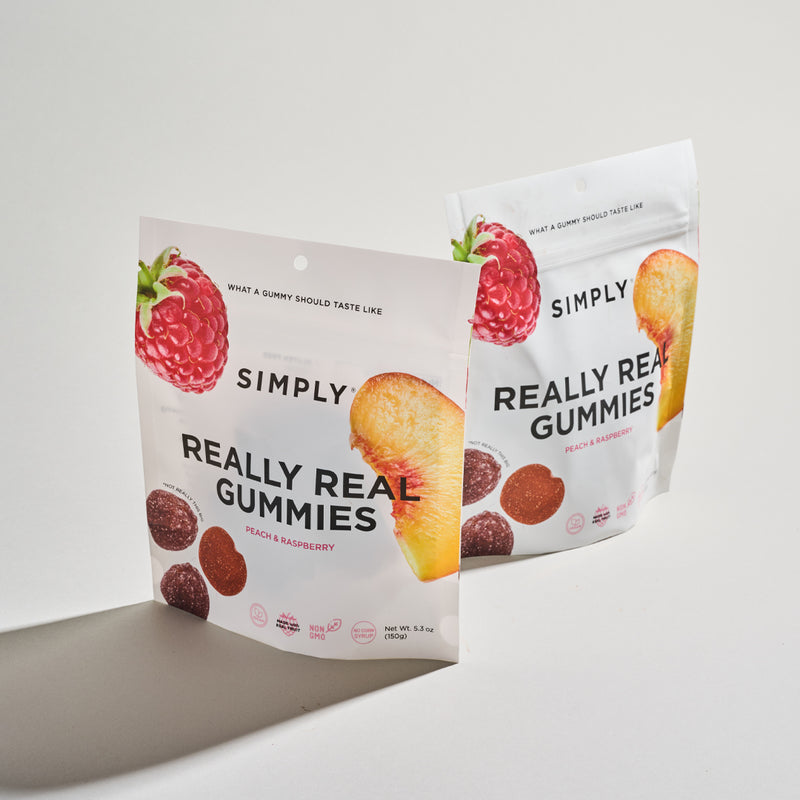 REALLY REAL GUMMIES- PEACH & RASPBERRY