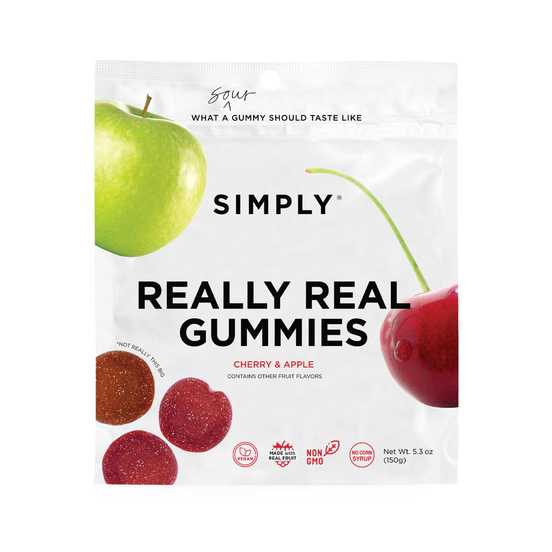 Fruit Gummies | Mixed Peach and Raspberry Gummies by Simply – Simply Gum
