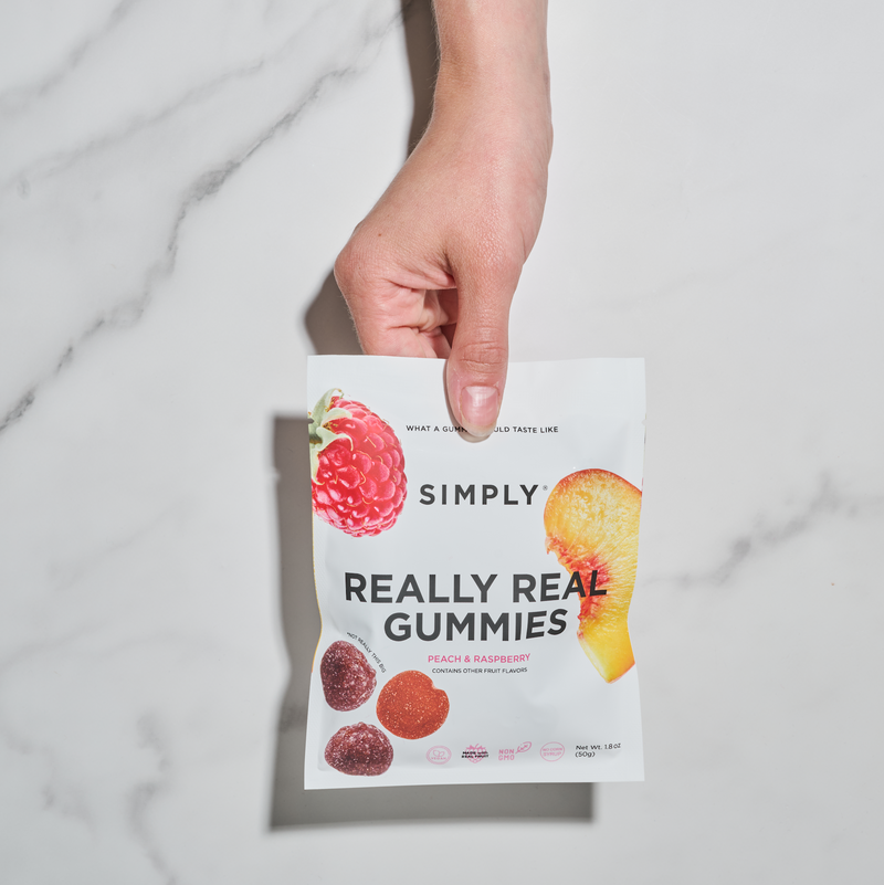 REALLY REAL GUMMIES- PEACH & RASPBERRY
