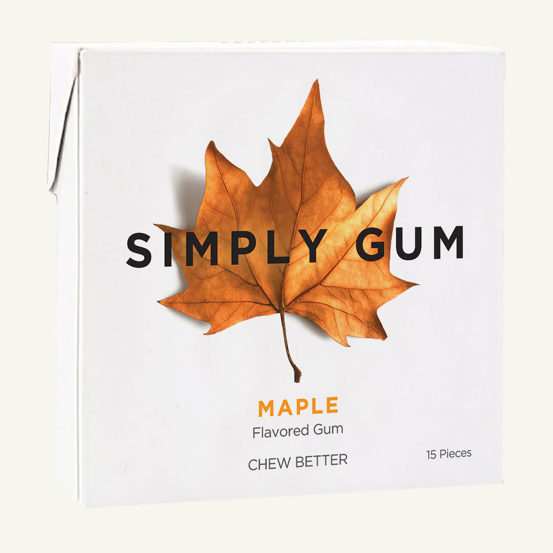 Maple Gum | All Natural, Sweet Maple Gum by Simply Gum