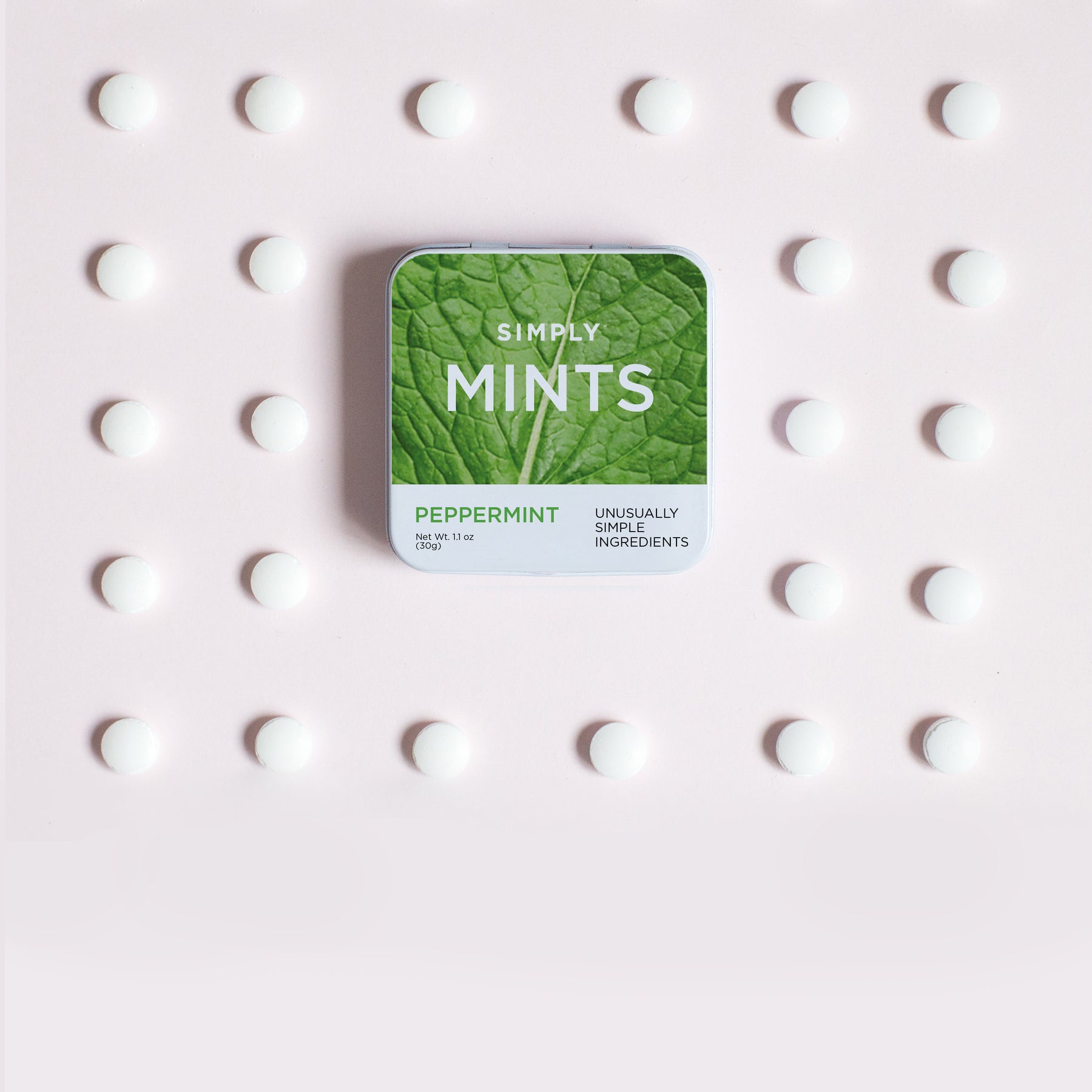 Simple Mints Simply Gum Natural Chewing Gum, Mints, Chocolates, and Fruit Bites
