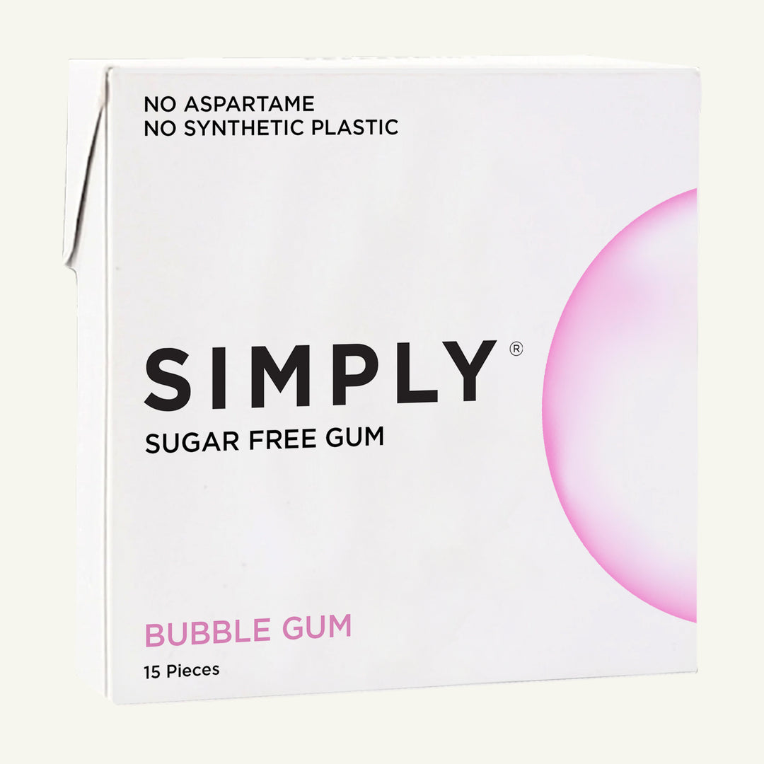 Bubble Gum | Synthetic Free & Sugar Free Gum by Simply Gum