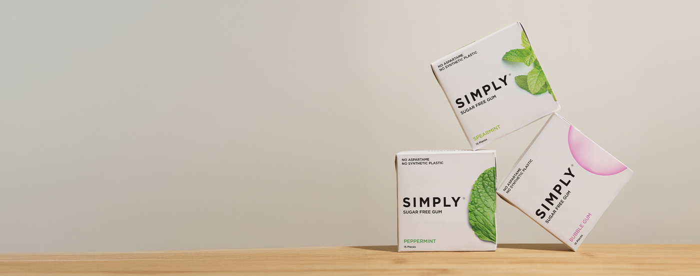 Simply Gum Natural Chewing Gum, Mints, Chocolates, and Fruit Bites