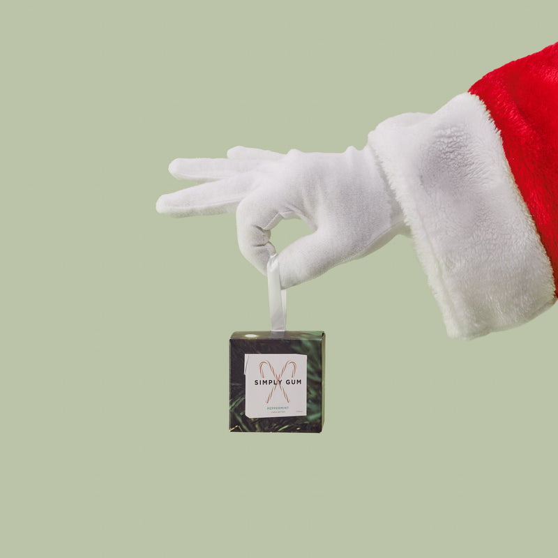 ORNAMENT GIFT BOX: CANDY CANE GUM