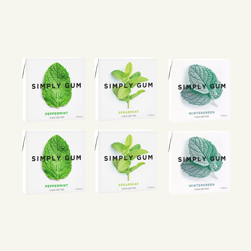 ASSORTED GUM- MINT LOVERS – Simply Gum