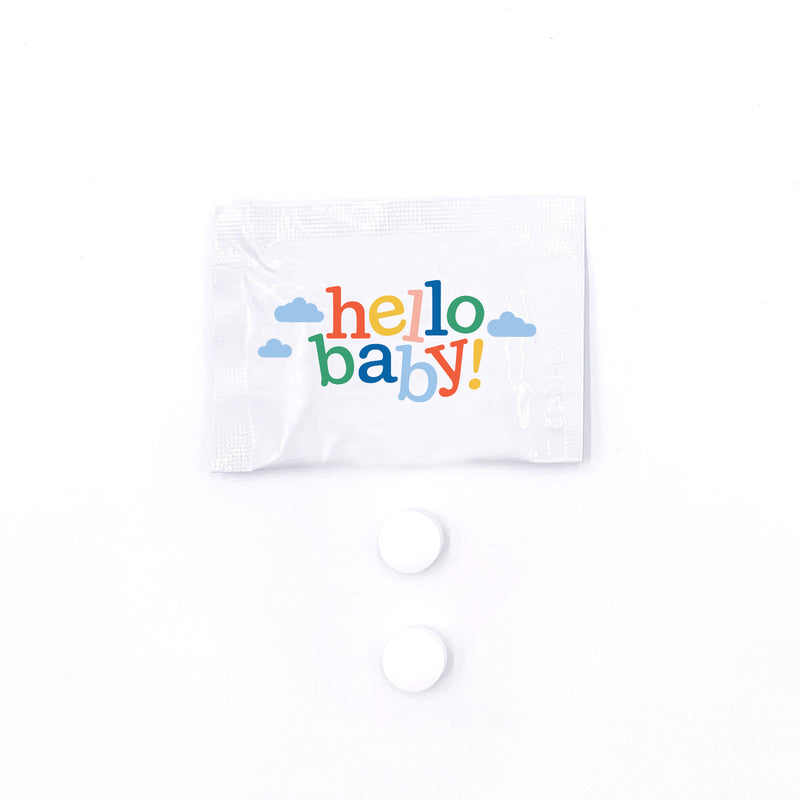 SIMPLY MINTS POUCHES- "HELLO BABY"