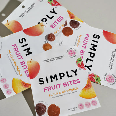 FRUIT BITES- PEACH & RASPBERRY
