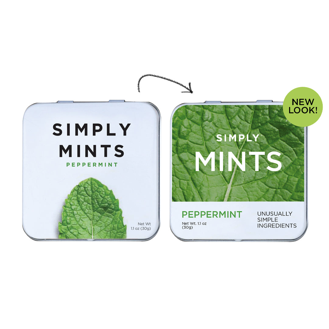 Simple Mints SIMPLY MINTS- PEPPERMINT – Simply Gum