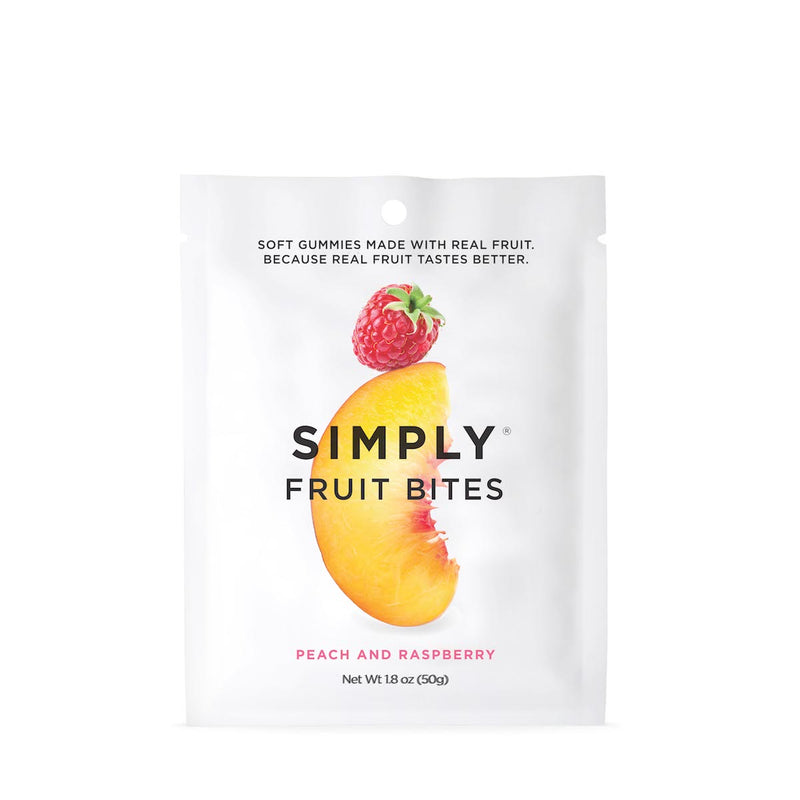 FRUIT BITES- PEACH & RASPBERRY