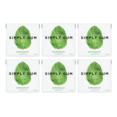 6 Packs of Peppermint Gum