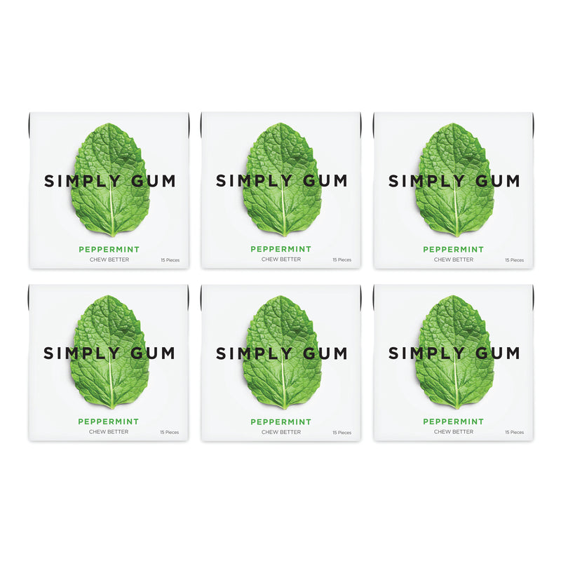 6 Packs of Peppermint Gum