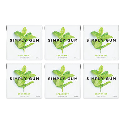 6 pack of spearmint gum
